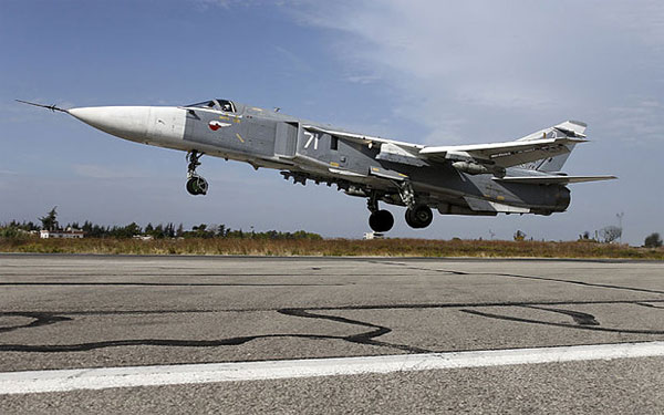 Một máy bay Su-24 của Nga