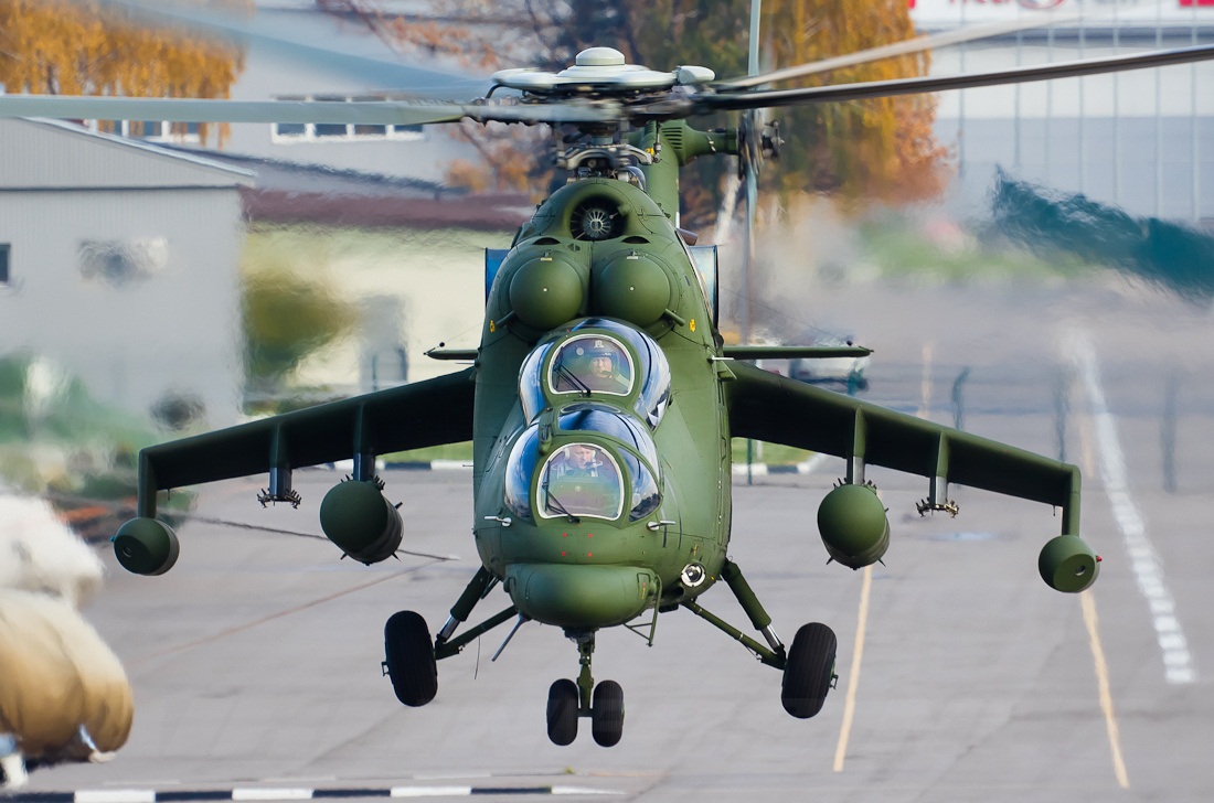 Mi-35MS thường được trang bị hệ thống điện tử nâng cấp, các tập hợp cảm biến khác nhau, hệ thống nhìn đêm, trạm vệ tinh Raduga-MB và hệ thống định vị GLONASS/GPS.