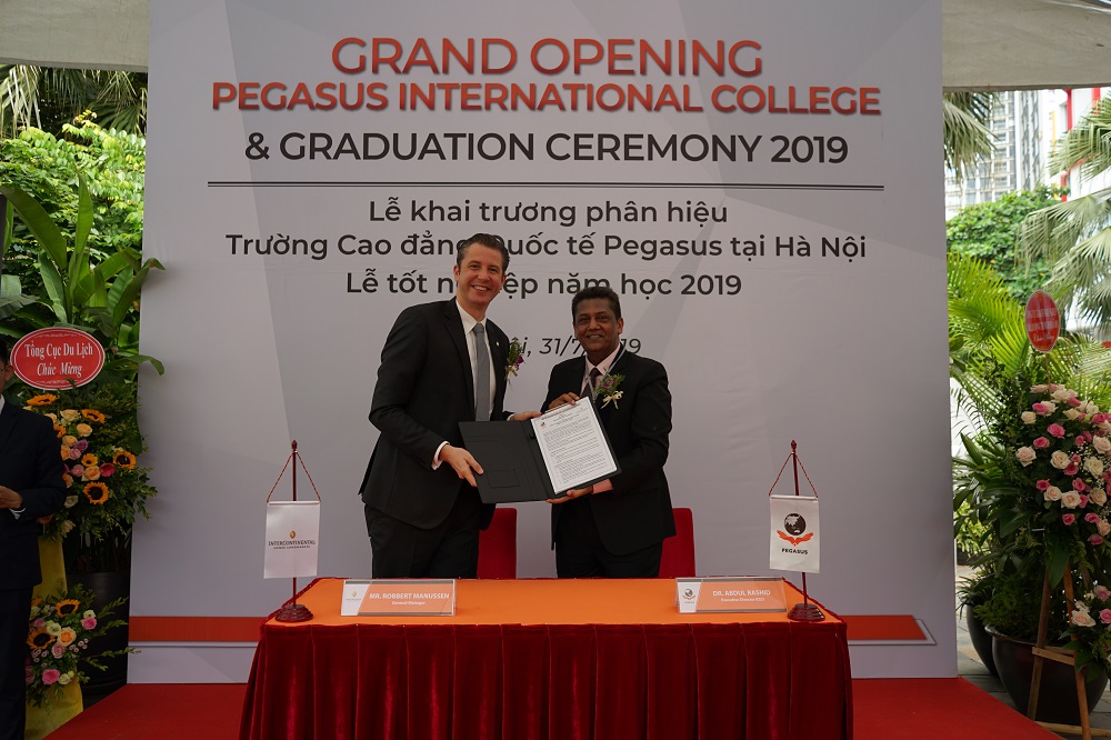 Chính thức ra mắt Phân hiệu Trường Cao đẳng Quốc tế Pegasus tại Hà Nội -  MVietQ