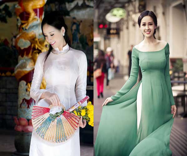 Với danh hiệu Hoa hậu, Mai Phương Thúy cũng biết gìn giữ hình ảnh khi chọn trang phục truyền thống trong dịp lễ Tết