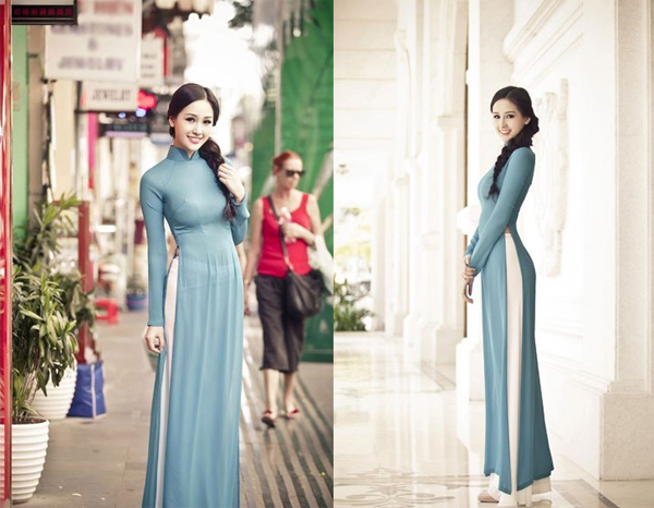 Sở hữu chiều cao, số đo chuẩn, Mai Phương Thúy xứng đáng với danh hiệu mặc áo dài đẹp nhất Việt Nam
