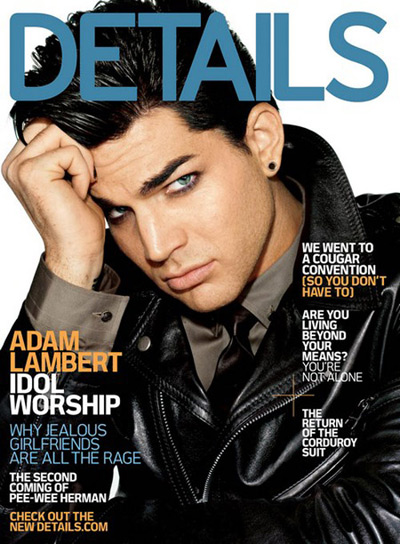 Adam Lambert cũng là ngôi sao hàng đầu được các tạp chí nổi tiếng thế giới tìm kiếm