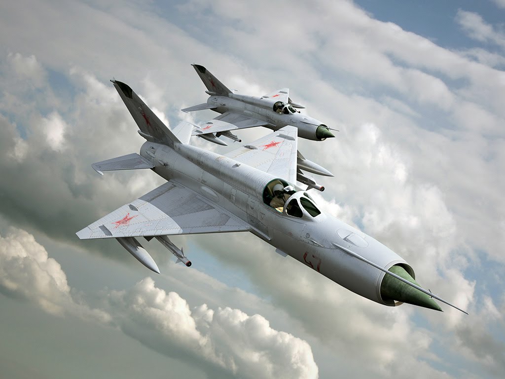 Chiến cơ chiến thuật thế hệ thứ 3 MiG-21 là một trong những máy bay quân sự đáng tin cậy nhất thế giới từng được sản xuất. MiG-21 ra đời vào giữa những năm 1950, đạt được tốc độ siêu âm Mach 2, có trang bị súng và 6 tên lửa. MiG-21 thường được sử dụng trong các hoạt động tấn công và có đến 10.645 chiếc được sản xuất trong giai đoạn 1959-1985.