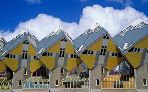 Những ngôi nhà hình Cubic ở Rotterdam, Hà Lan.