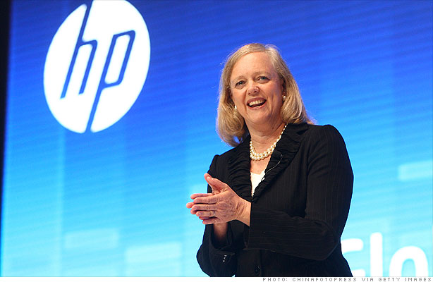 04. Meg Whitman  Người phụ nữ quyền lực đứng thứ 20. Tuổi: 57. Tổng tài sản: 2 tỷ USD  Giám đốc điều hành của tập đoàn công nghệ thông tin HP, Mỹ.  Đứng đầu công ty công nghệ lớn thứ hai trên thế giới, Meg Whitman đã làm việc rất hiệu quả giúp  tái tạo lại HP từ khi gia nhập vào năm 2011.