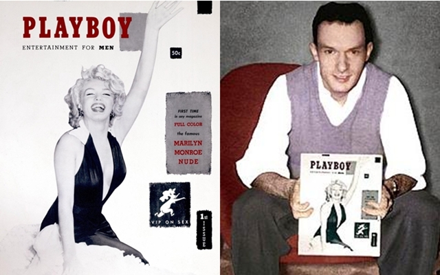 Sự xuất hiện của Marilyn Monroe trên trang bìa Playboy năm 1953 mang tính lịch sử, đánh dấu thành công của cả nữ minh tinh và ông chủ trẻ Hugh Hefner.