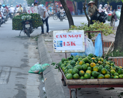 Cam Trung Quốc đội lốt cam Hà Giang được bày bán khắp nơi