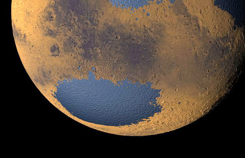 Các nhà khoa học đang nghiên cứu vết tích sóng thần trong đại dương bí ẩn trên sao Hỏa cổ đại
