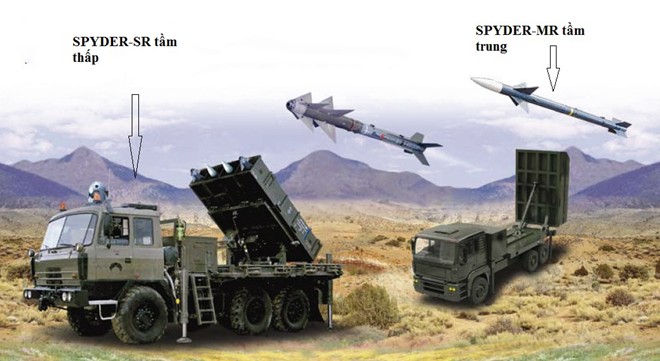 Sức mạnh hệ thống tên lửa phòng không tầm trung tự hành hiện đại nhất Israel