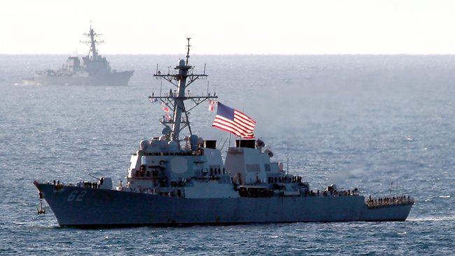 Theo tin tức quân sự mới nhất, tàu USS Fitzgerald đang tiến hành huấn luyện ở Đà Nẵng