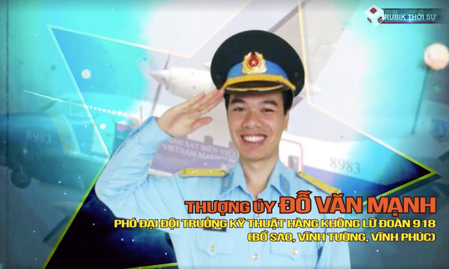 Đỗ Văn Mạnh - Thượng úy Phó Đại đội trưởng kỹ thuật hàng không e 918 (quê Bồ Sao, Vĩnh Tường, Vĩnh Phúc)