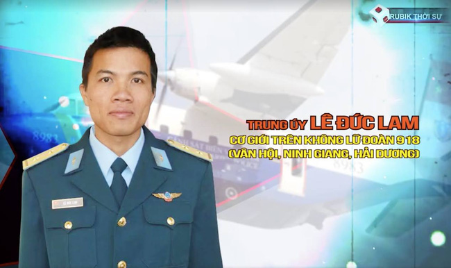 Lê Đức Lam - Trung úy chuyên nghiệp Cơ giới trên không Lữ đoàn 918 (quê Vân Hội, Ninh Giang, Hải Dương)