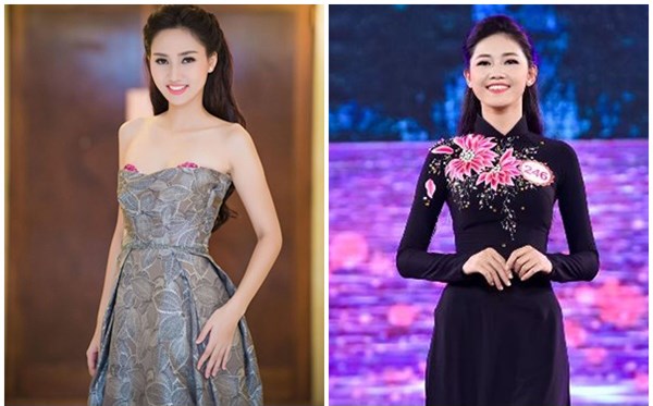 Em gái của Á hậu Ngô Trà My là một trong những thí sinh nổi bật và sở hữu chiều cao khủng nhất của Hoa hậu Việt Nam 2016. 