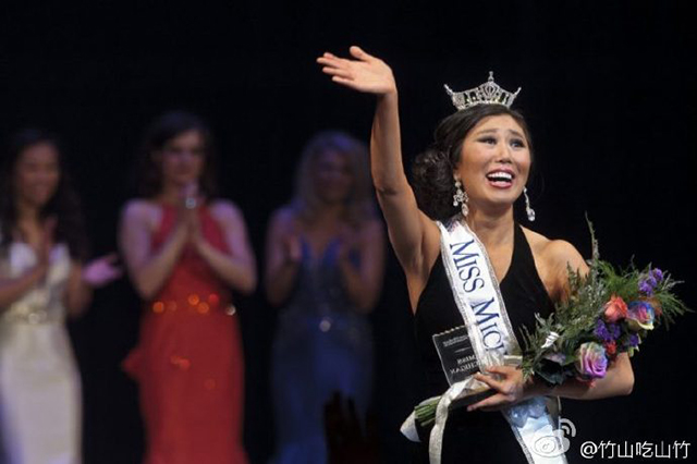 Arianna Quan - cô gái 23 tuổi gốc Trung Quốc đã vượt qua những người đẹp khác để giành vương miện chiến thắng tại cuộc thi Miss Michigan 2016.