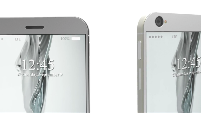 ''iPhone 8'' do Jermaine Smit đưa ra sử dụng dạng thiết kế 2 màn hình cảm ứng. 