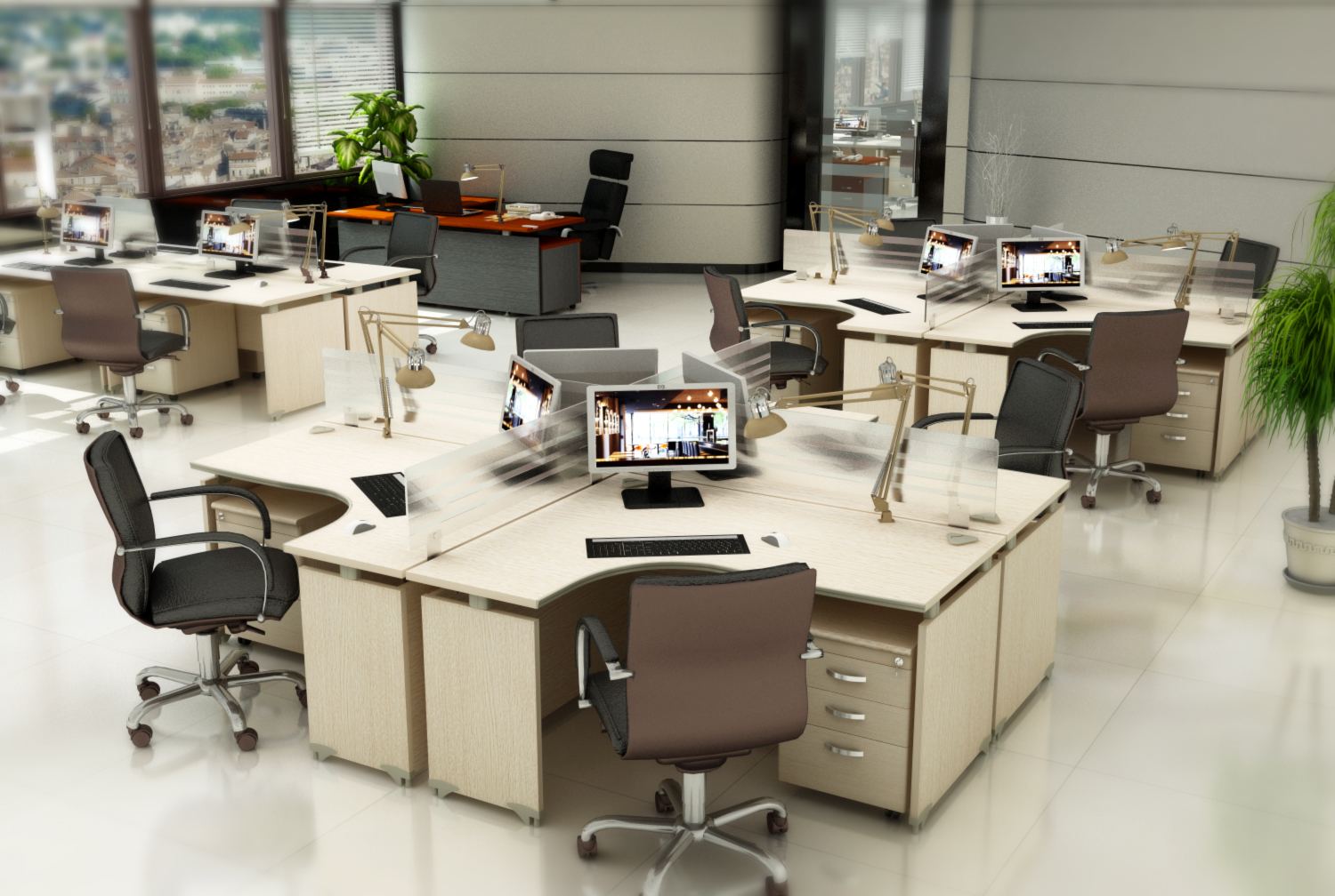 Thiết kế văn phòng nơi công sở có ảnh hưởng rất lớn đến năng suất lao động của nhân viên