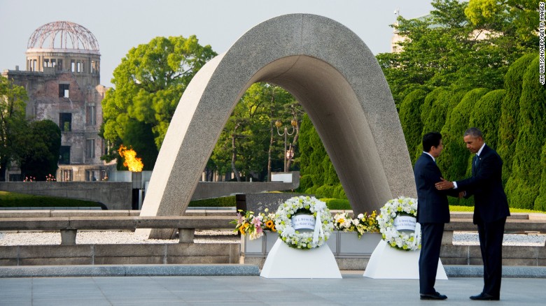 Chiều nay, Tổng thống Obama đã có chuyến thăm lịch sử đến thành phố Hiroshima – Nhật Bản. 