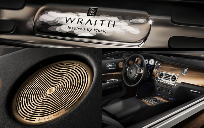 Theo Autopro, bên trong khoang lái Rolls-Royce Wraith là các trang thiết bị sang trọng và cao cấp không kém gì Phantom. Cụ thể, xe đi kèm nội thất bọc da và ốp gỗ giống du thuyền hạng sang. Chất liệu gỗ được sử dụng cả ở bảng điều khiển, hai bên cửa và bao quanh hàng ghế sau.