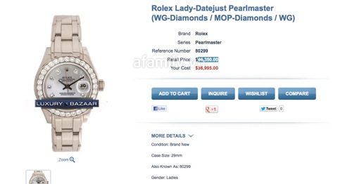 Chiếc đồng hồ Rolex có mức giá hơn... 1 tỉ đồng.