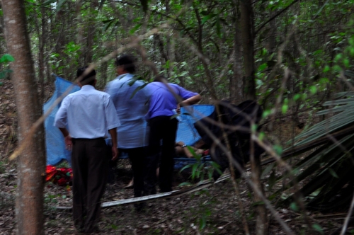 Công an đang tiếp tục điều tra vụ án mạng trong rừng tràm