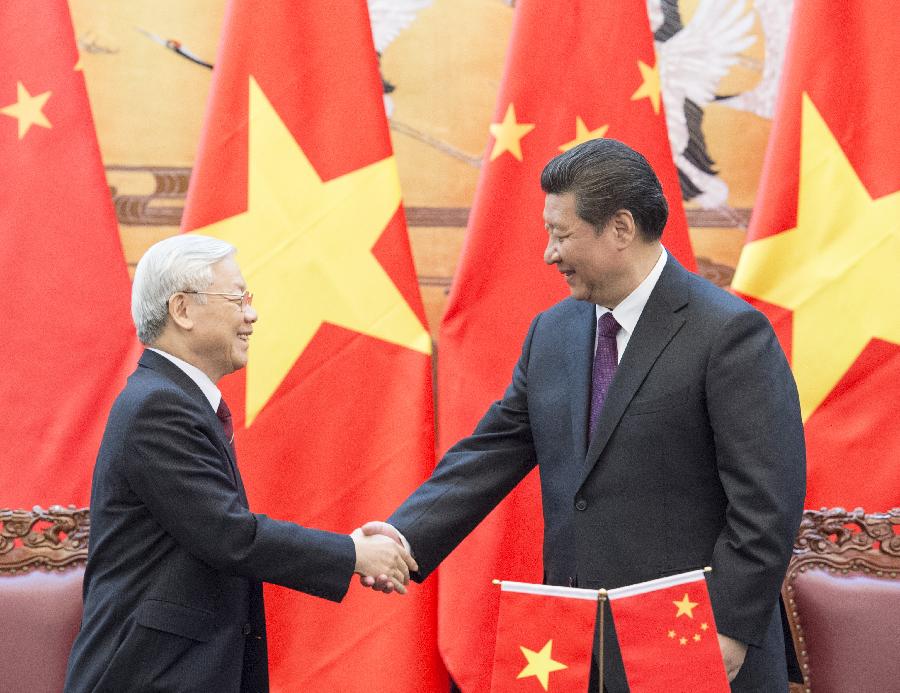 Chủ tịch Trung Quốc Tập Cận Bình cho biết, tình hữu nghị truyền thống Trung Quốc - Việt Nam là tài sản giá trị của hai Đảng, hai Nhà nước và nhân dân hai nước, xứng đáng được gìn giữ và nuôi dưỡng