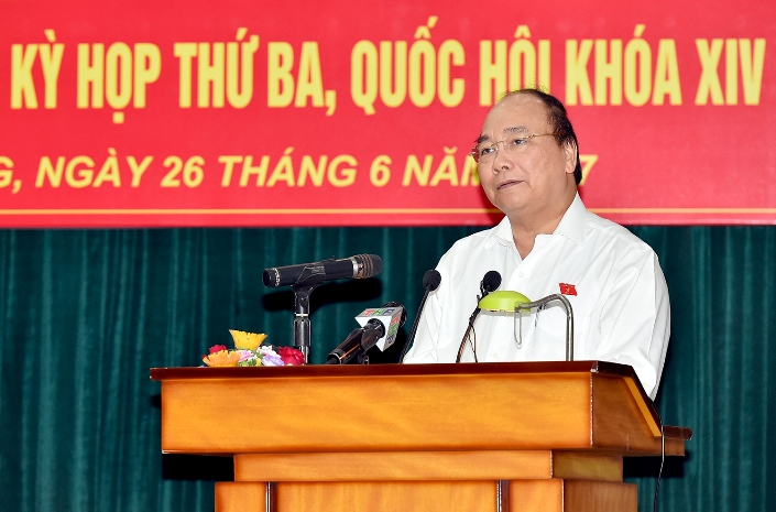 Thủ tướng Nguyễn Xuân Phúc và Đoàn đại biểu Quốc hội TP. Hải Phòng đã có cuộc tiếp xúc cử tri thành phố Hải Phòng tại Câu lạc bộ Bạch Đằng.
