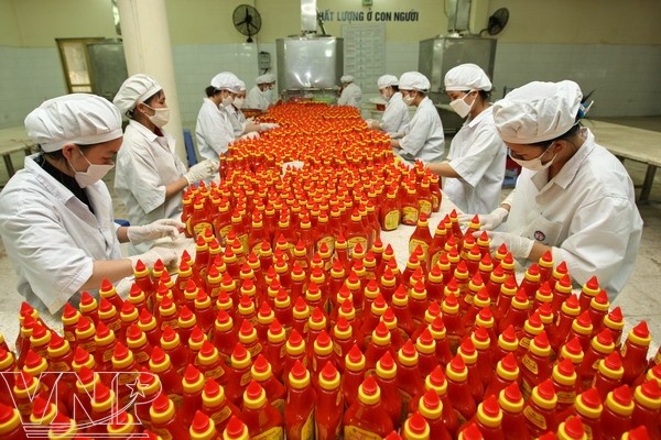 Quy trình sản xuất tương ớt Trung Thành rất nghiêm ngặt