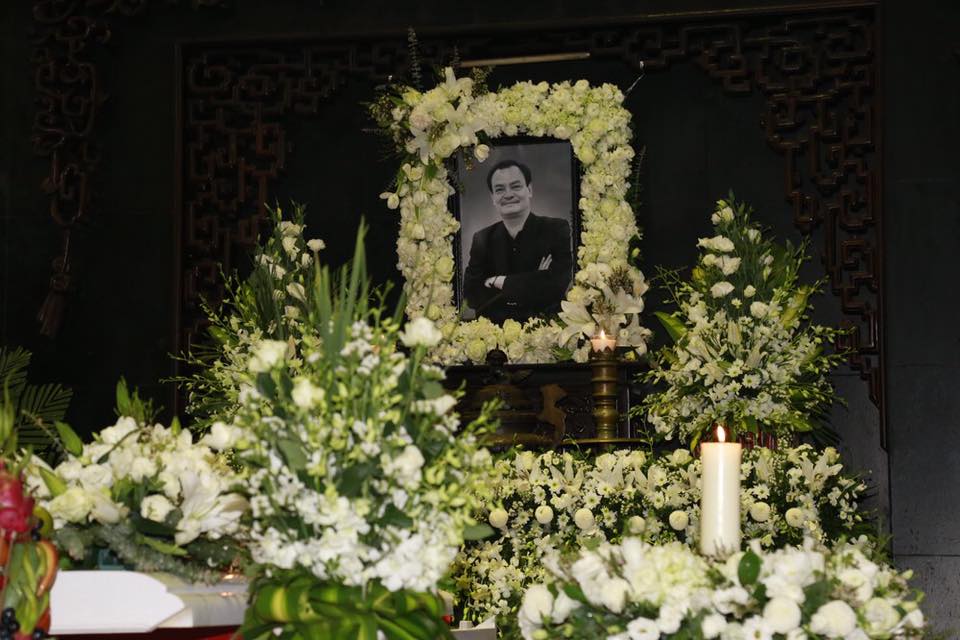  Lễ truy điệu cho nhạc sỹ Thanh Tùng  tại Nhà tang lễ Bộ Quốc Phòng - Số 5 Trần Thánh Tông - Hà Nội.
