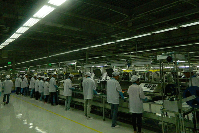 Có khoảng 2.500 lao động đang làm việc tại nhà máy của Nokia Việt Nam.