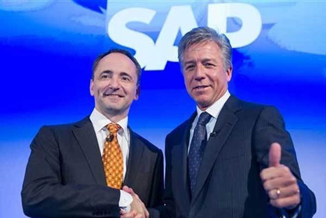 2. Bill McDermott và Jim Hagemann Snabe  Công ty: SAP Lĩnh vực: Phần mềm Tỷ lệ ủng hộ năm 2013: 99% Tỷ lệ ủng hộ năm 2012: 92% Tăng/giảm tỷ lệ ủng hộ so với năm trước: +7%