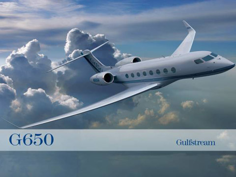 Gulfstream-G650 sẽ là món quà hoàn hảo nhất cho các đại gia. Tương xứng với mức giá “khủng” lên tới 58 triệu USD, G650 có khả năng bay liên tục trong khoảng 7.000 hải lý (gần 13.000 km). Nó hiện được xếp hạng là máy bay cá nhân bay nhanh nhất./.