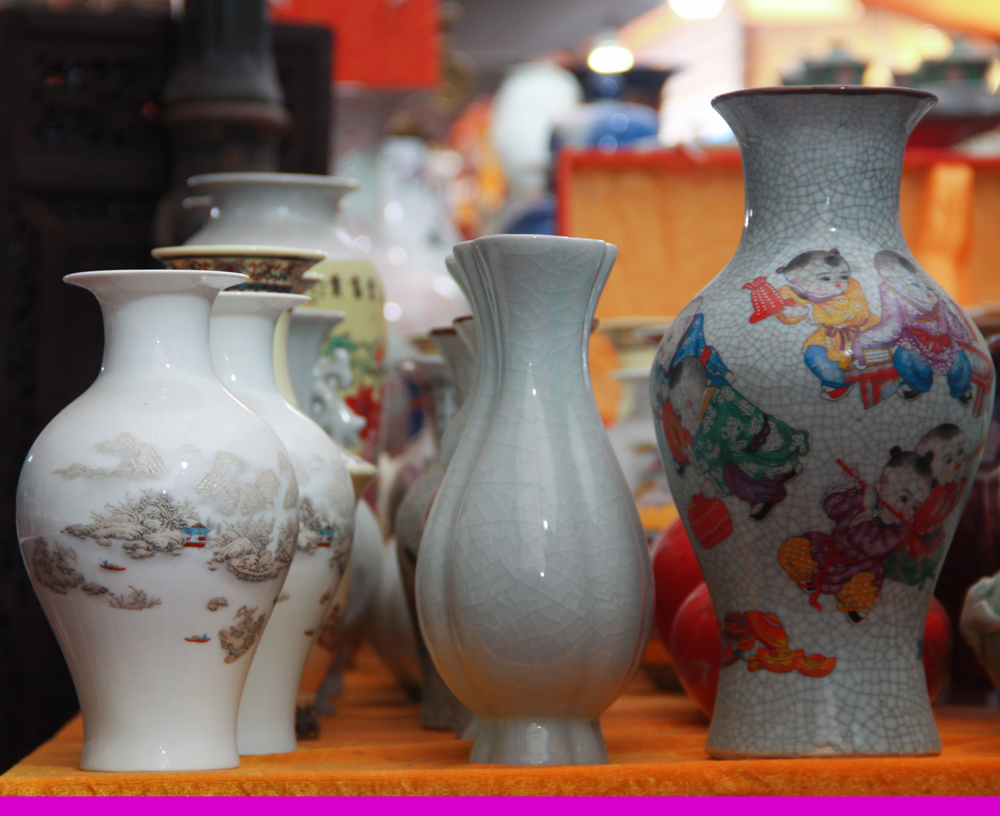 Đồ gốm sứ Trung Quốc thường bị dính nhiều tạp chất bên ngoài do sản xuất tràn lan và số ượng lớn.