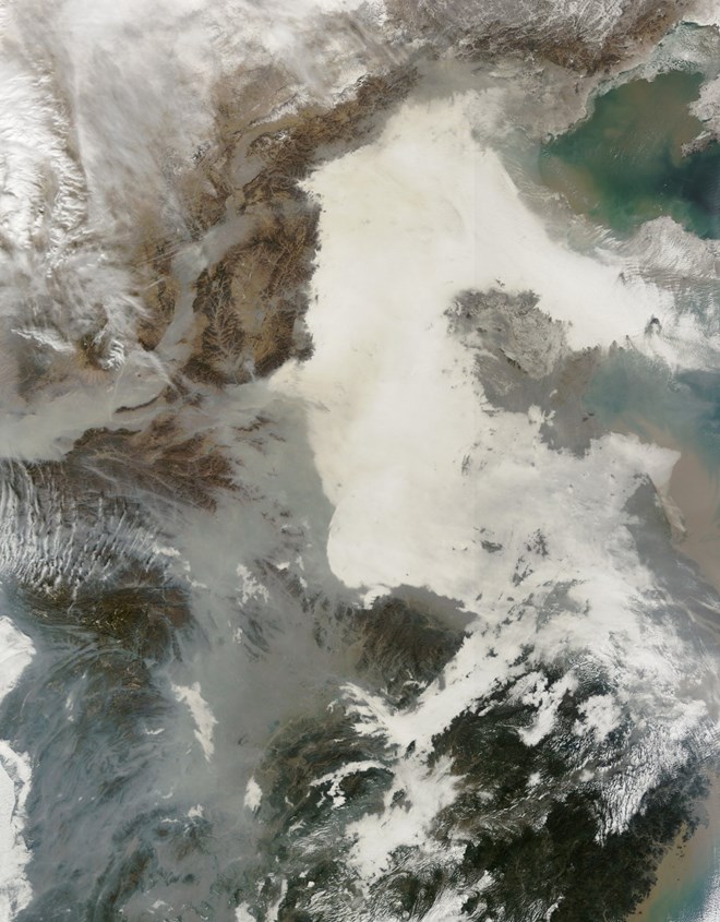  Ô nhiễm không khí nặng tại Trung Quốc