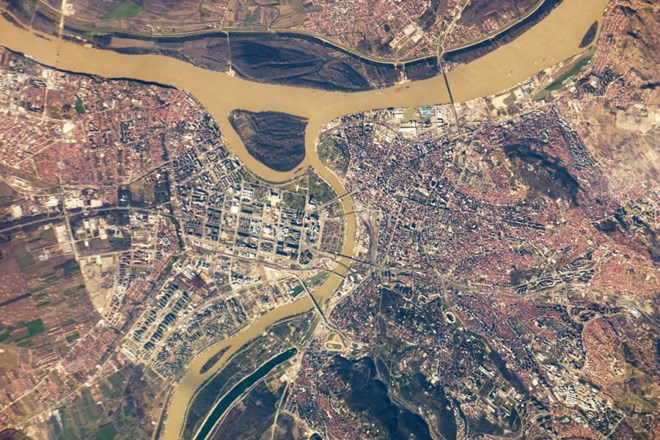 Một góc thành phố Belgrade, thủ đô của Serbia