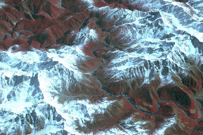 Sông Yarlung Tsangpo ở Tây Tạng, nơi được ví như 