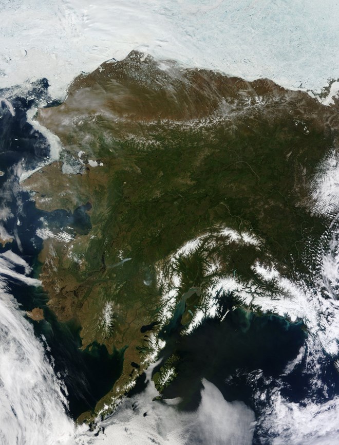  Một đám mây lớn ở Alaska