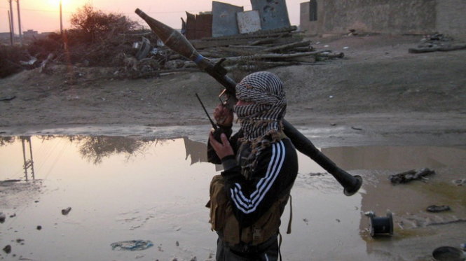 Súng phóng lựu RPG-7s là một trong những loại vũ khí chống tăng của phiến quân nhà nước Hồi giáo tự xưng ISIS