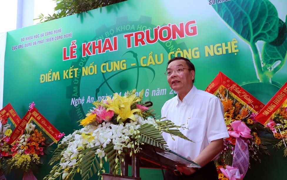 Bộ trưởng Bộ KH&CN Khai trương Điểm kết nối cung cầu công nghệ vùng Bắc Trung bộ Bộ trưởng Bộ KH&CN Khai trương Điểm kết nối cung cầu công nghệ vùng Bắc Trung bộ