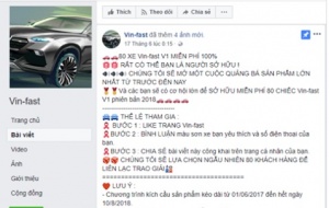 Thực hư thông tin VinFast tặng miễn phí 80 ô tô ‘made in Vietnam' mới cho người dùng
