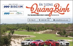 'Ấn tượng Quảng Bình' - Giải golf chào mừng Hội nghị xúc tiến đầu tư Quảng Bình 2018