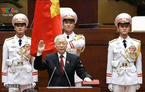 Chủ tịch nước Nguyễn Phú Trọng tuyên thệ nhậm chức