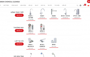 Máy lọc nước Mitsubishi Chemical Cleansui có dấu hiệu quảng cáo gây hoang mang?