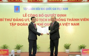 Chính thức bổ nhiệm ông Hoàng Quốc Vượng làm Chủ tịch HĐTV Tập đoàn Dầu khí Việt Nam