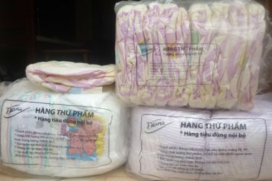 Vì sao Diana lập tức dừng lưu hành bỉm trần thứ phẩm?