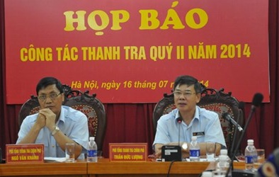 2 cán bộ thuộc Thanh tra bị cắt chức