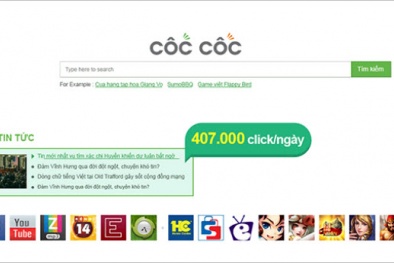Cốc Cốc ra mắt dịch vụ PR ngay trên trang chủ trình duyệt Internet