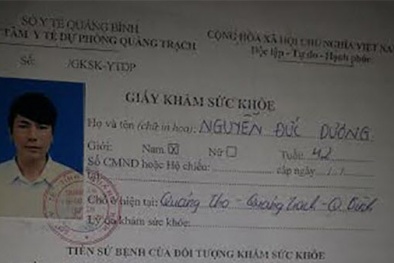 'Khám' sức khỏe cho... người đã chết 9 năm