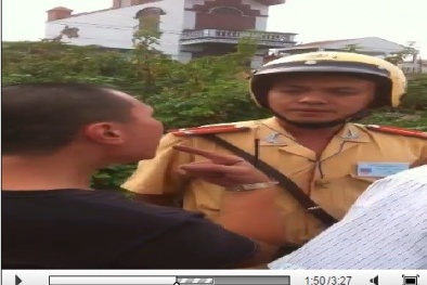 Thực hư clip CSGT Hải Phòng đánh chảy máu người vi phạm