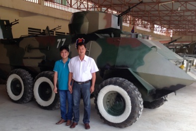 Tìm gặp nông dân chế tạo xe bọc thép cho Campuchia ở Tây Ninh