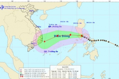 Vào Việt Nam, bão Hagupit đủ mạnh nhấn chìm tàu thuyền nơi nó đi qua